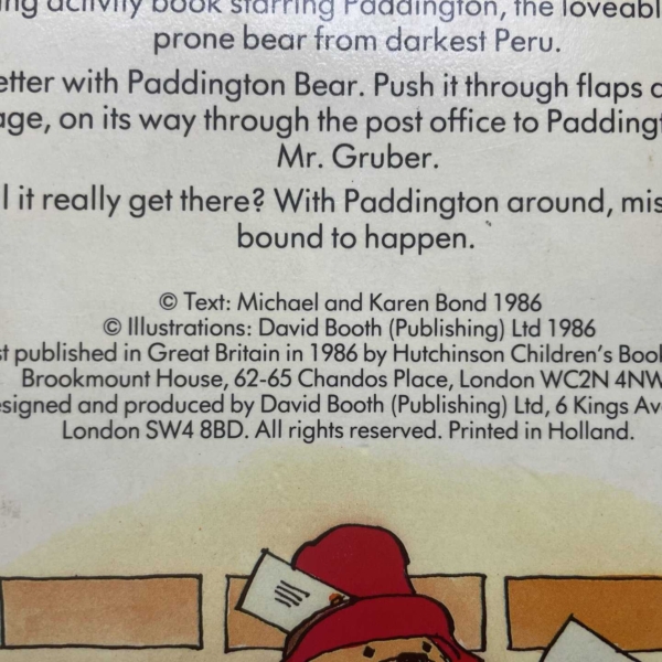 michael bond paddington posts a letter first edi2