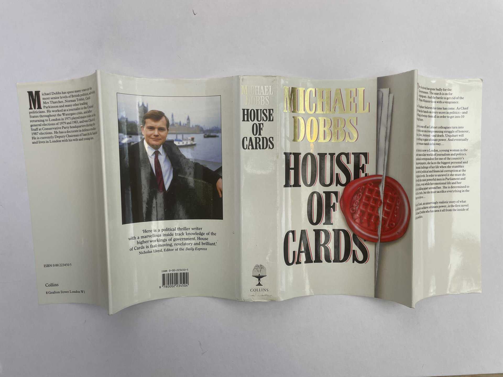 michael dobbs house of cards signed first5