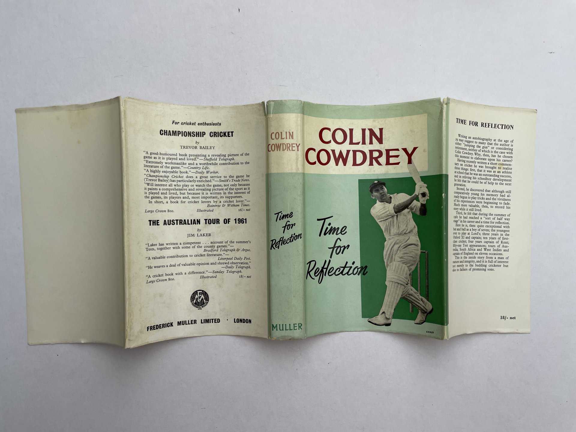 colin cowdrey time for relection first edition4