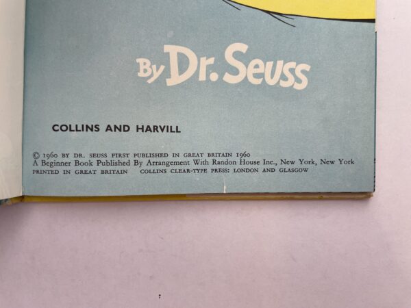 dr seuss one fish first edition2