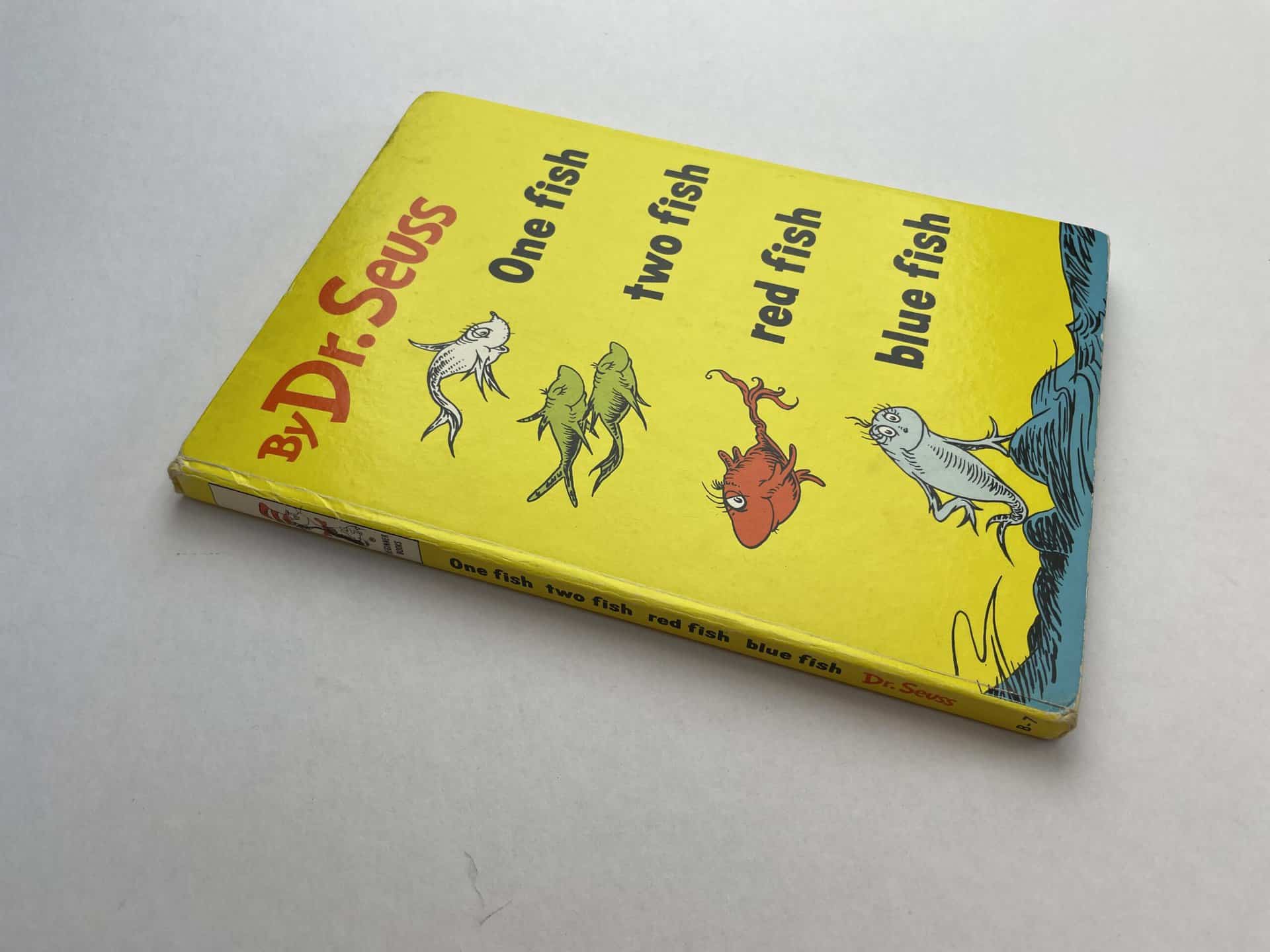 Dr. Seuss - One Fish, Two Fish, Red Fish, Blue Fish - First UK Edition ...