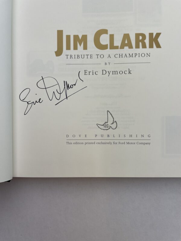 eric dymock jim clark signed first edition2