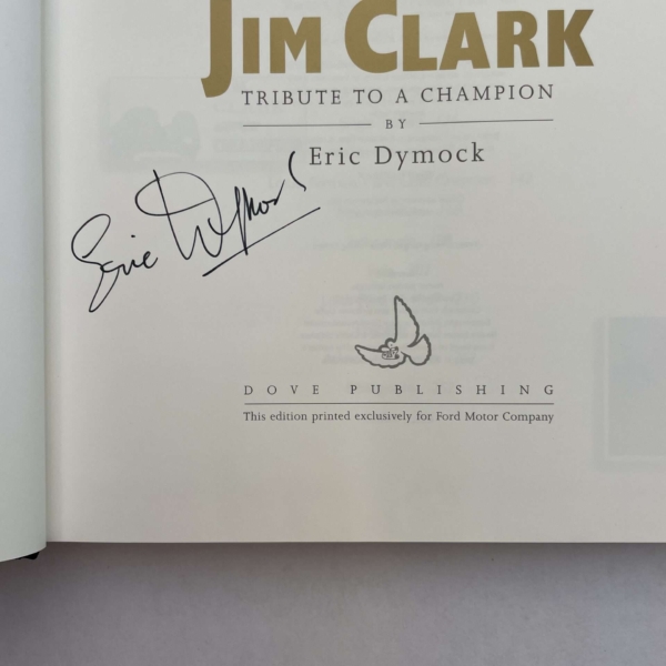 eric dymock jim clark signed first edition2