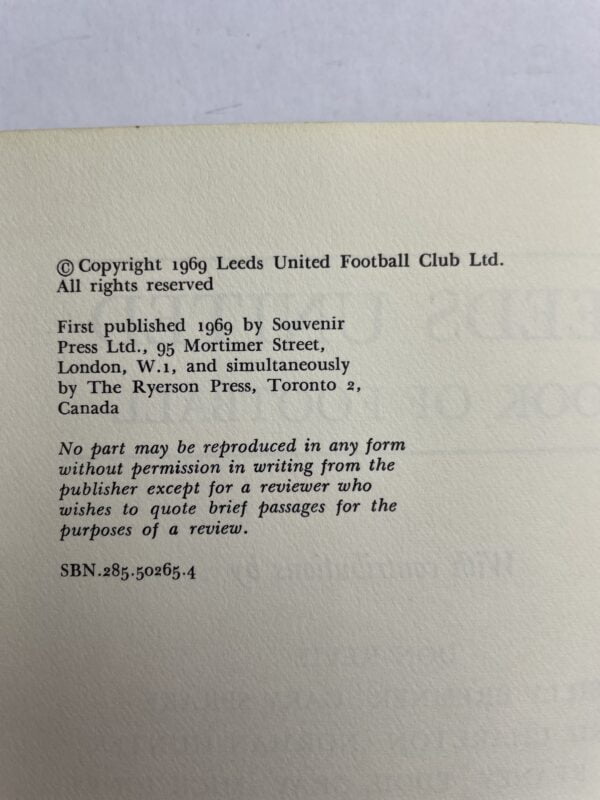 leeds united book of football multi signed first edition3