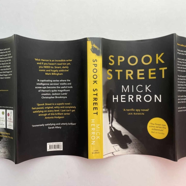 mick herron spook street first edition4