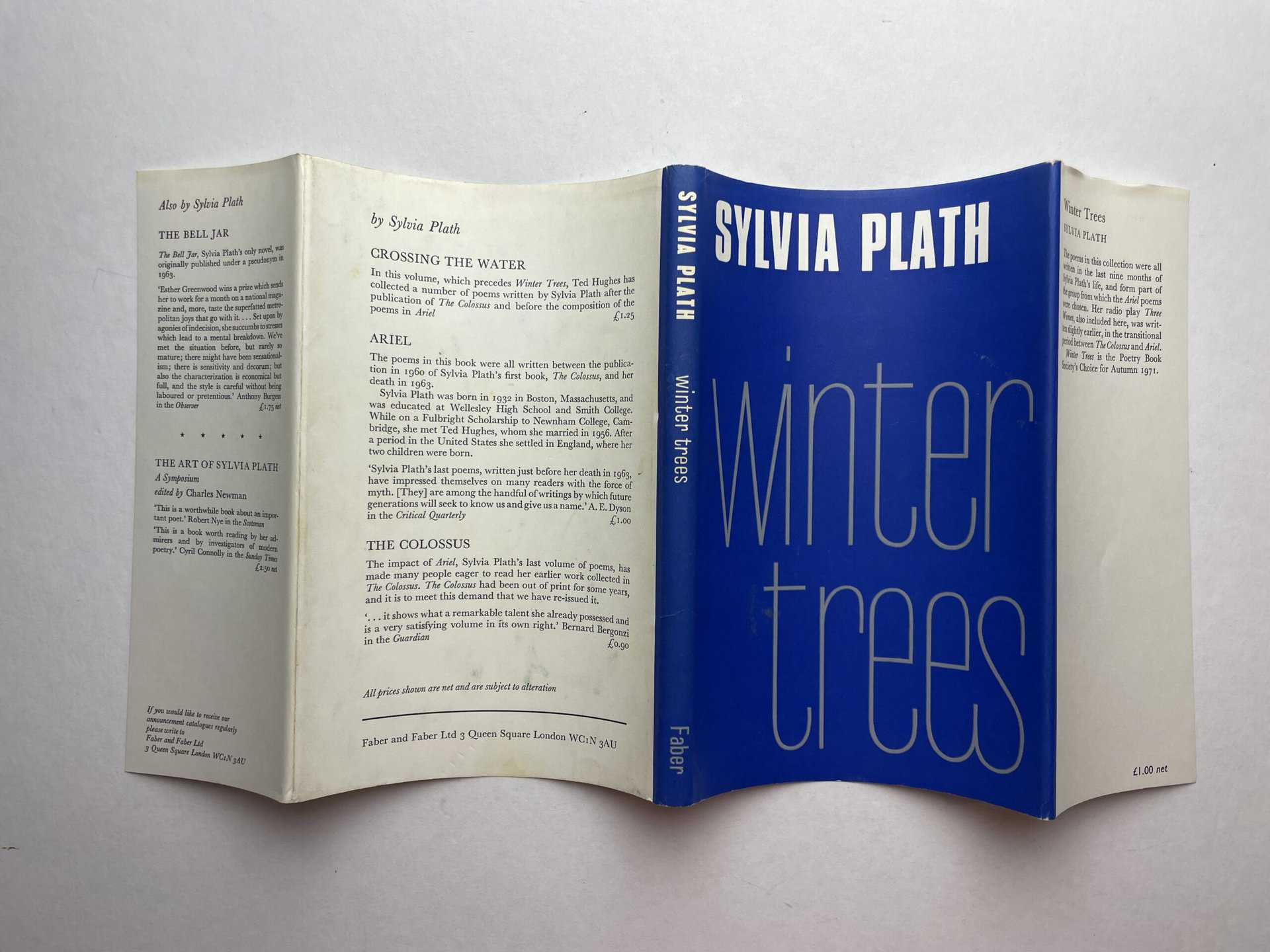 sylvia plath winter trees first edition4