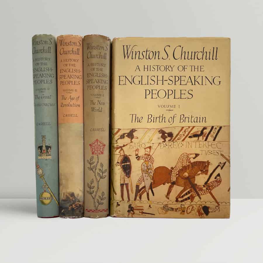 winston churchill a history of english speaking peoples first ed set1