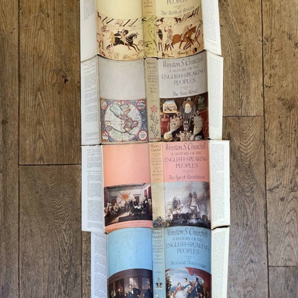 winston churchill a history of english speaking peoples first ed set7