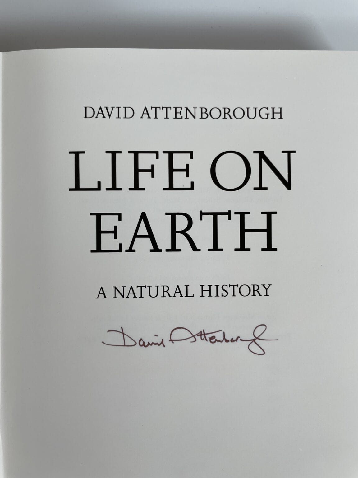 david attenborough life on earth signed first edition3