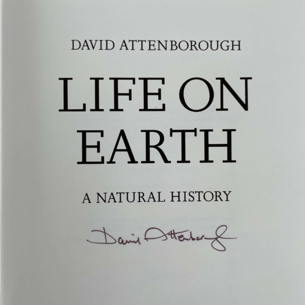 david attenborough life on earth signed first edition3