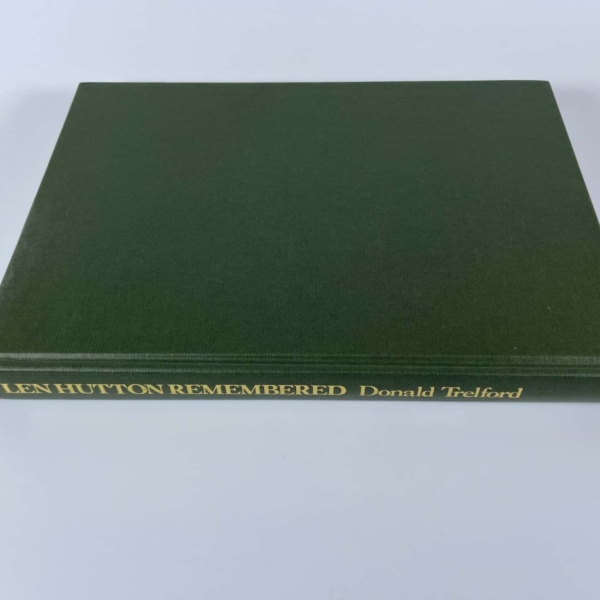 donald trelford len hutton remembered multiple signed first ed4