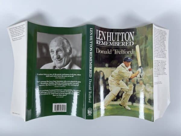 donald trelford len hutton remembered multiple signed first ed5