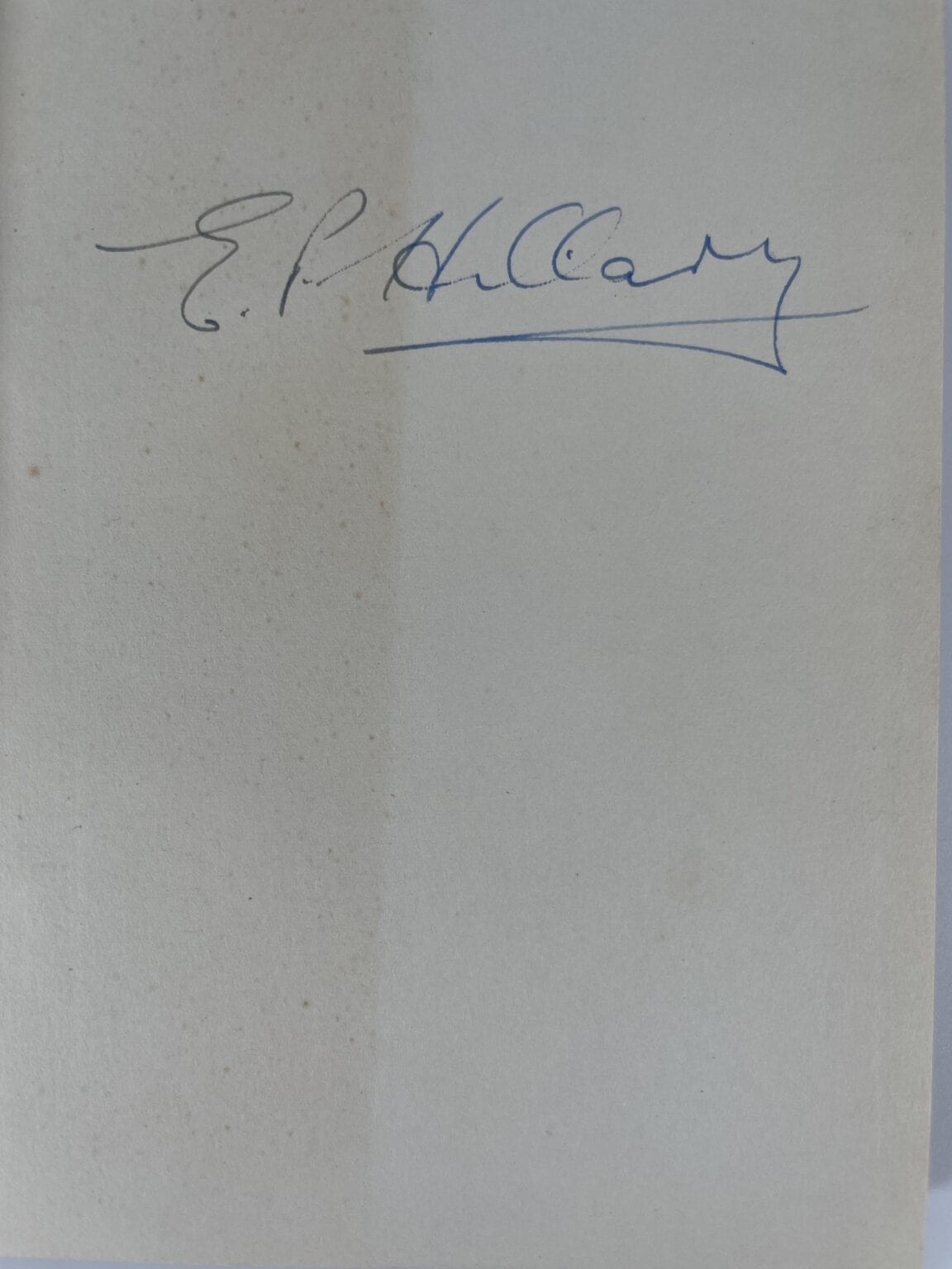 edmund hillary high adventure siged firsdt edition2