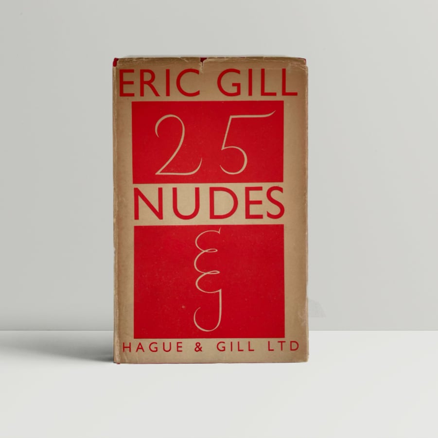 eric gill 25 nudes first editions1