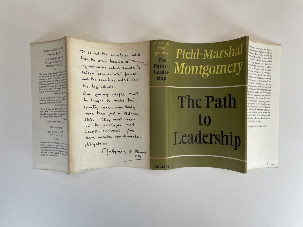 field marshal montgomery the path to leadership signed first5
