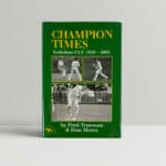fred truman champion times double signed 1