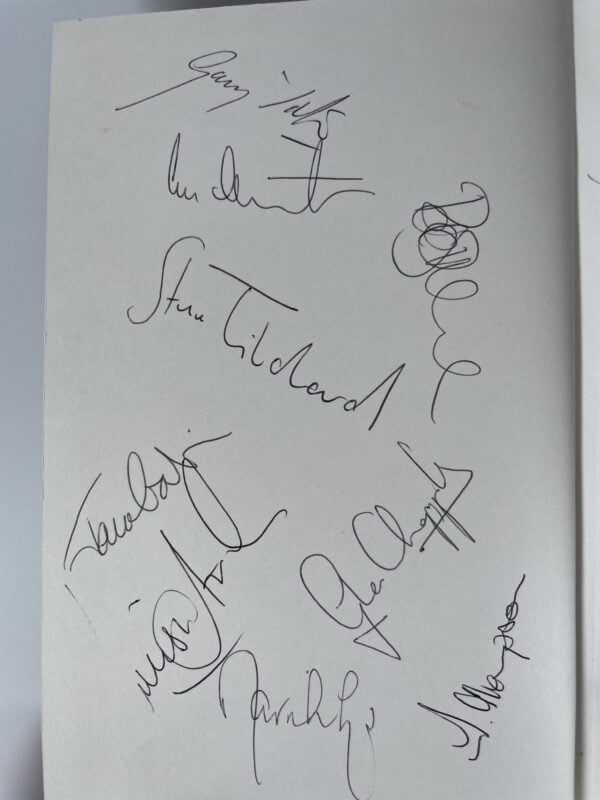 from the stretford end multiple signed first edition2