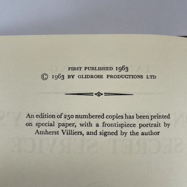 ian fleming ohmss first edi 2