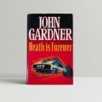 john gardner death is forever first edition1