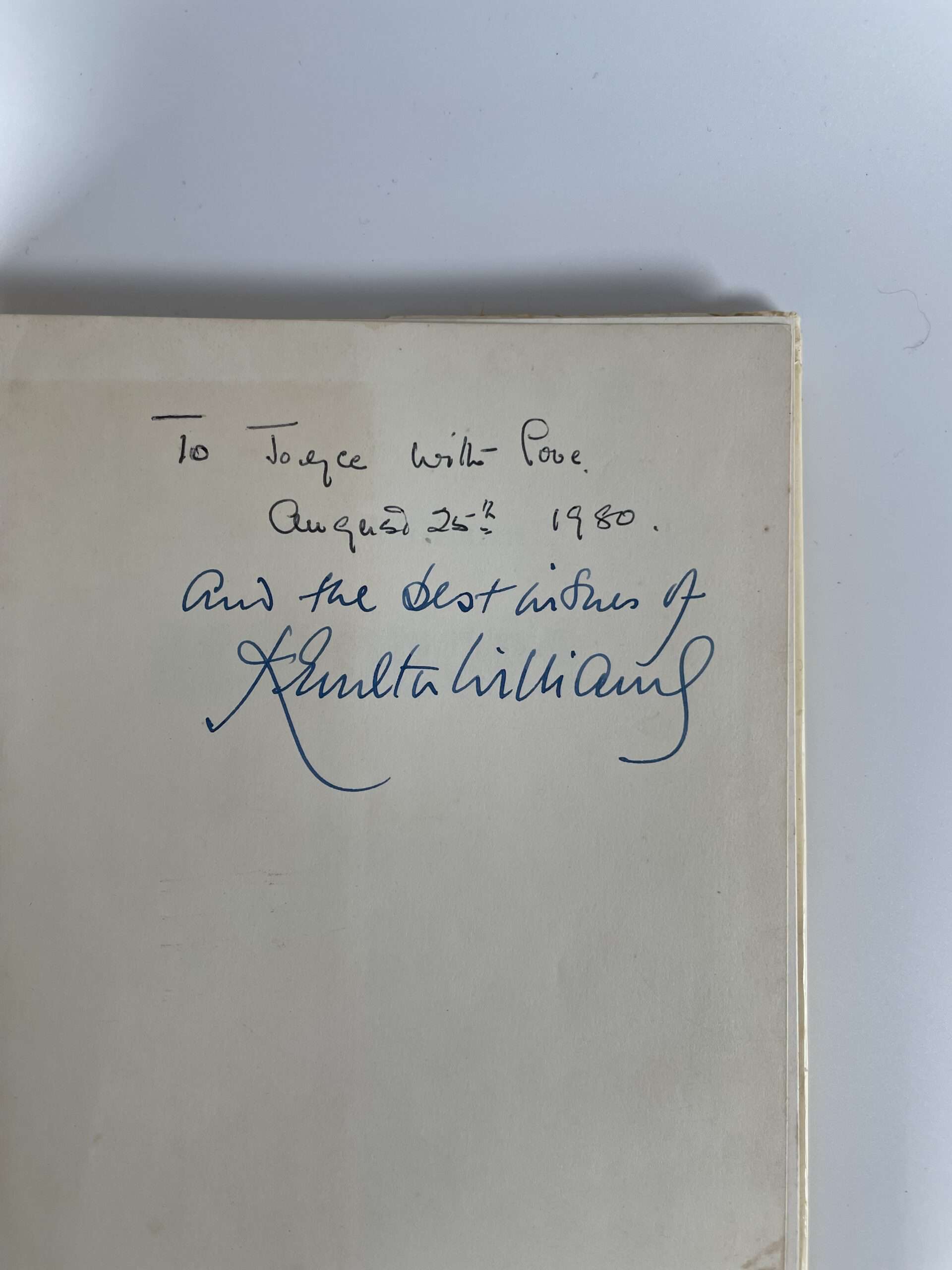 kenneth williams acid drops signed first edition2