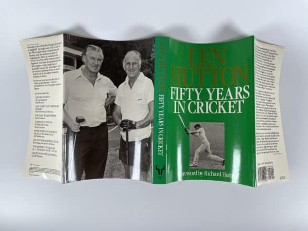 len hutton fifty years in cricket signed first edition5