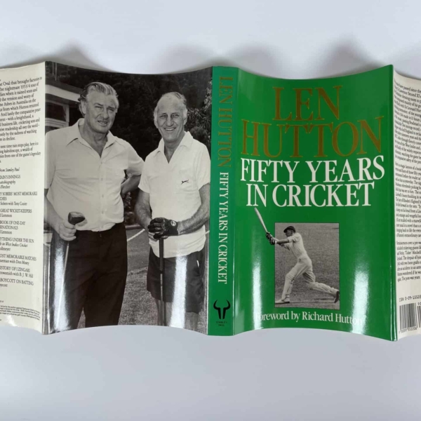 len hutton fifty years in cricket signed first edition5