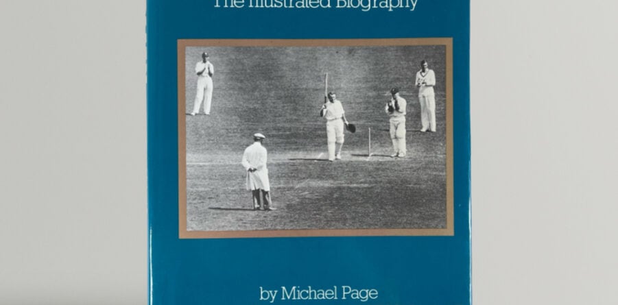 michael page bradman signed first edition1