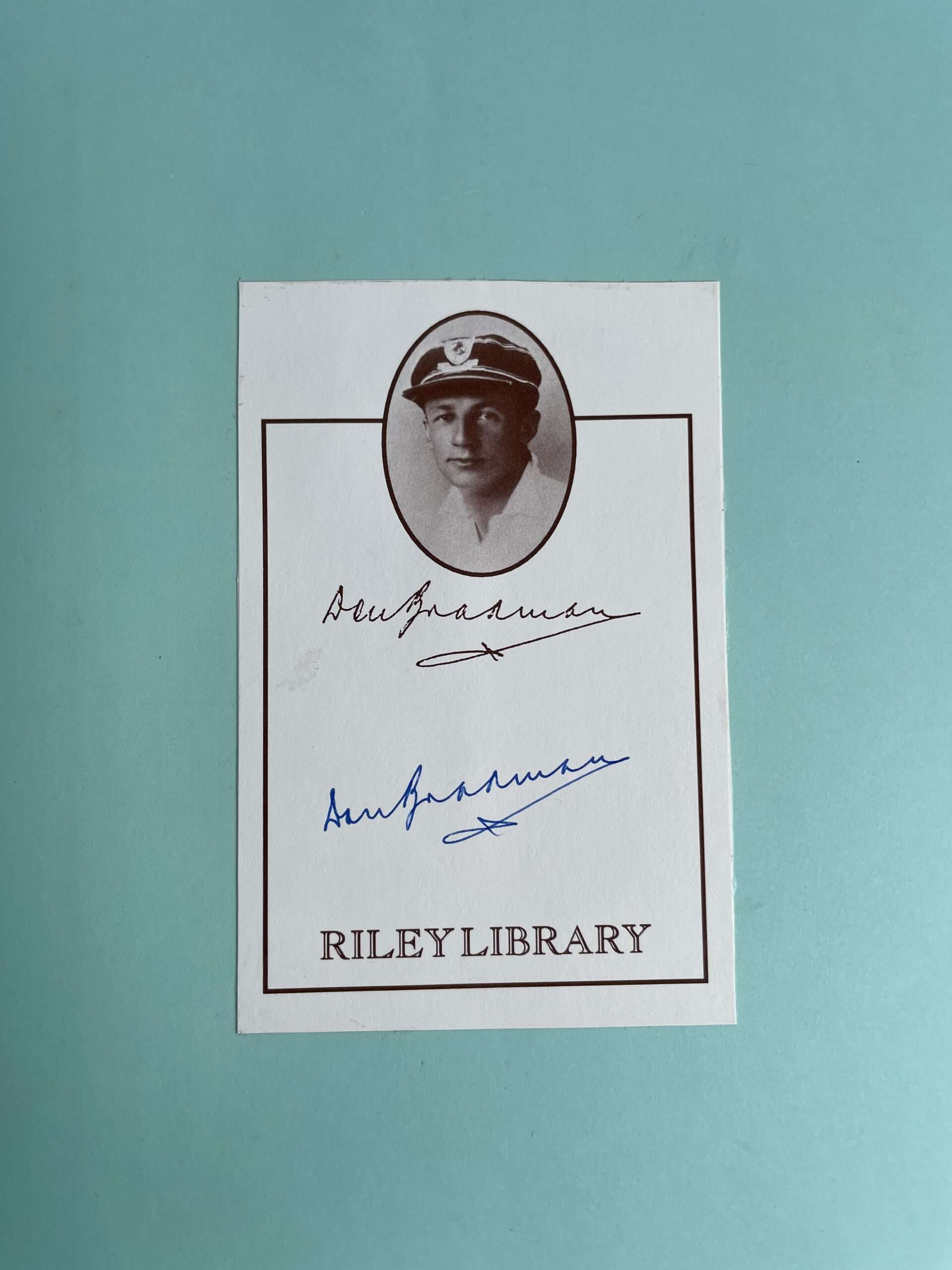 michael page bradman signed first edition2