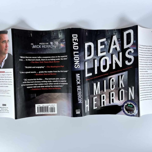 mick herron dead lions signed first us edition5