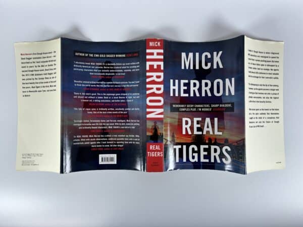 mick herron real tigers signed first uk edition5