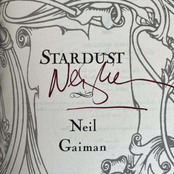 neil gaiman stardustr signed first us edition2