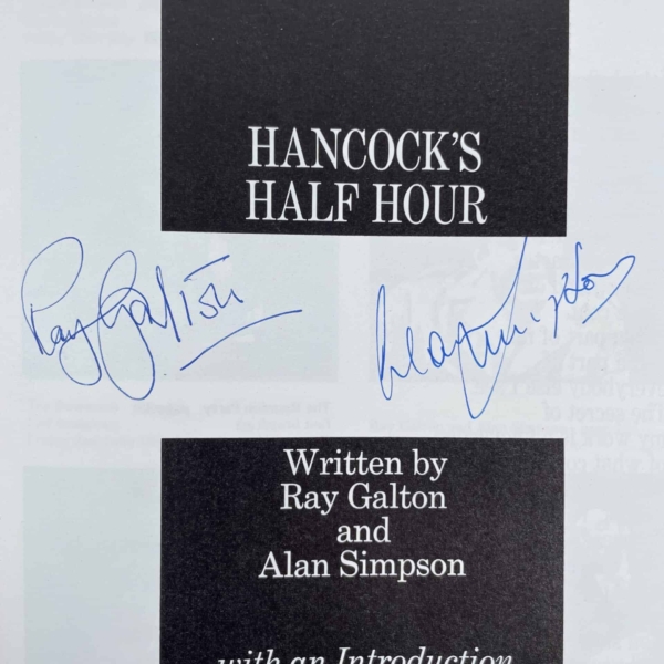 ray galton alan simpson hancocks half hour double signed2