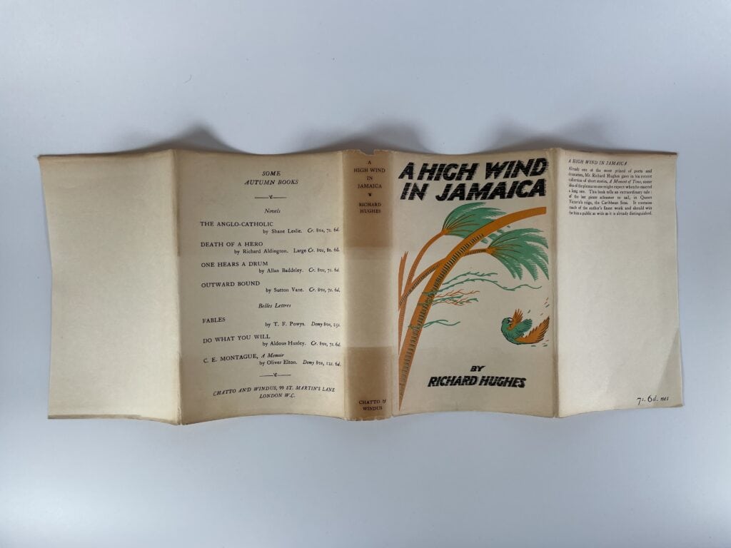 richard hughes a high win in jamaica first edition first edition5