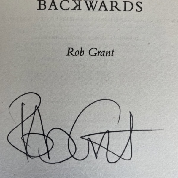 rob grant backwards signed first edi2