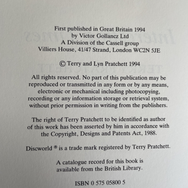terry pratchett interesting times first edition2