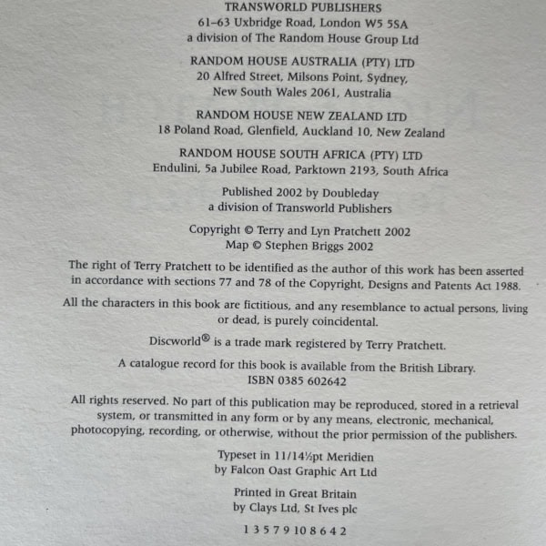 terry pratchett night watch firstedition2