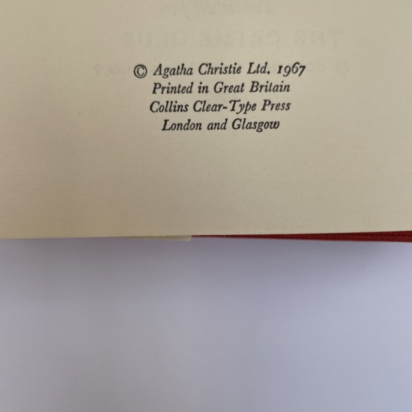 agatha christie endless night firstedition2