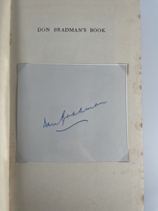 don bradman book signed first ed2