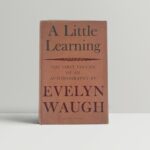 evelyn waugh a little learning first ed1