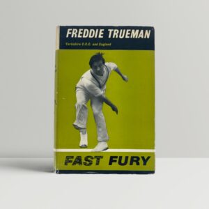 freddie truman fast fury signed first ed1