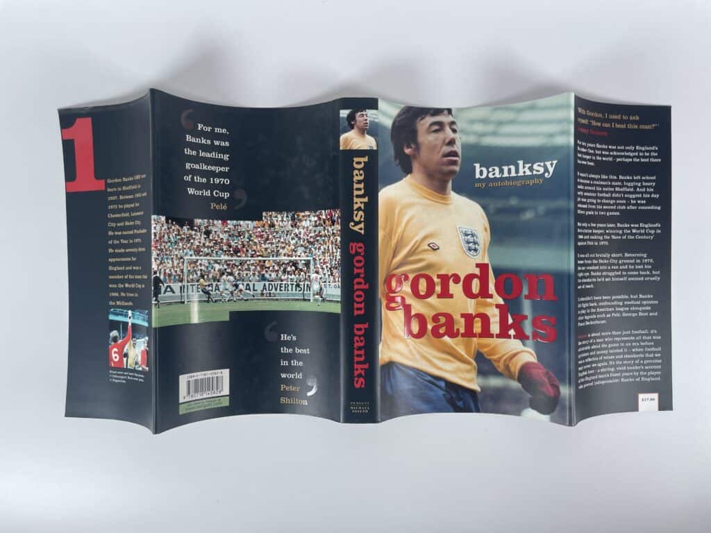 gordon banks banksy signed first 5