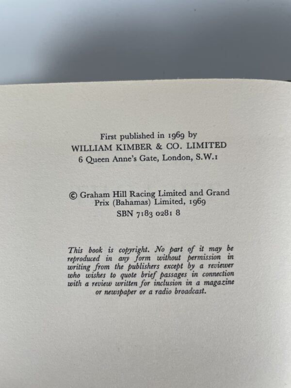 graham hill life at the limit first edition2