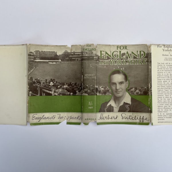 herbert sutcliffe for england signed first 5