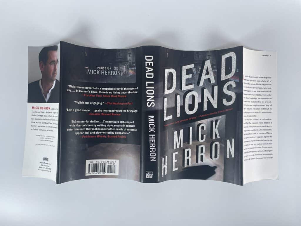 mick herron dead lions signed 1st ed5