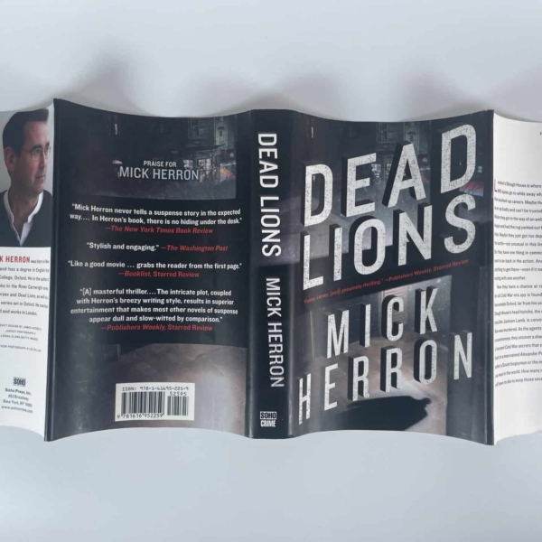 mick herron dead lions signed 1st ed5