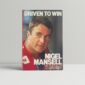 nigel mansell driven to win signed first 1