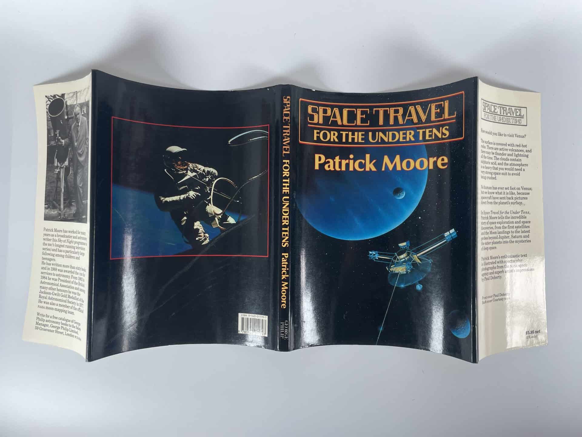 patrick moore space travel for the under tens signed 5