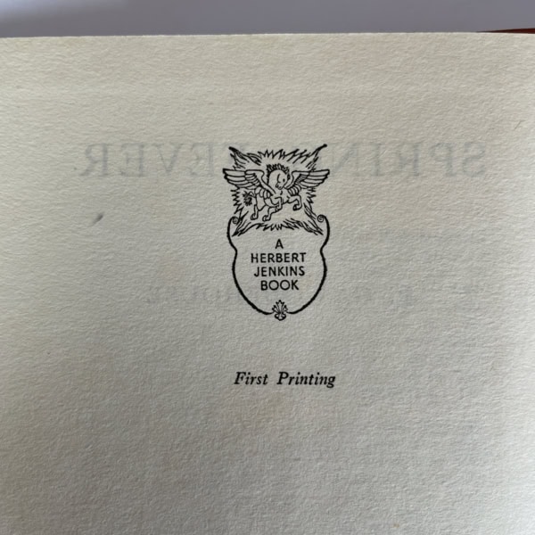 pg wodehouse spring fever firstedi2