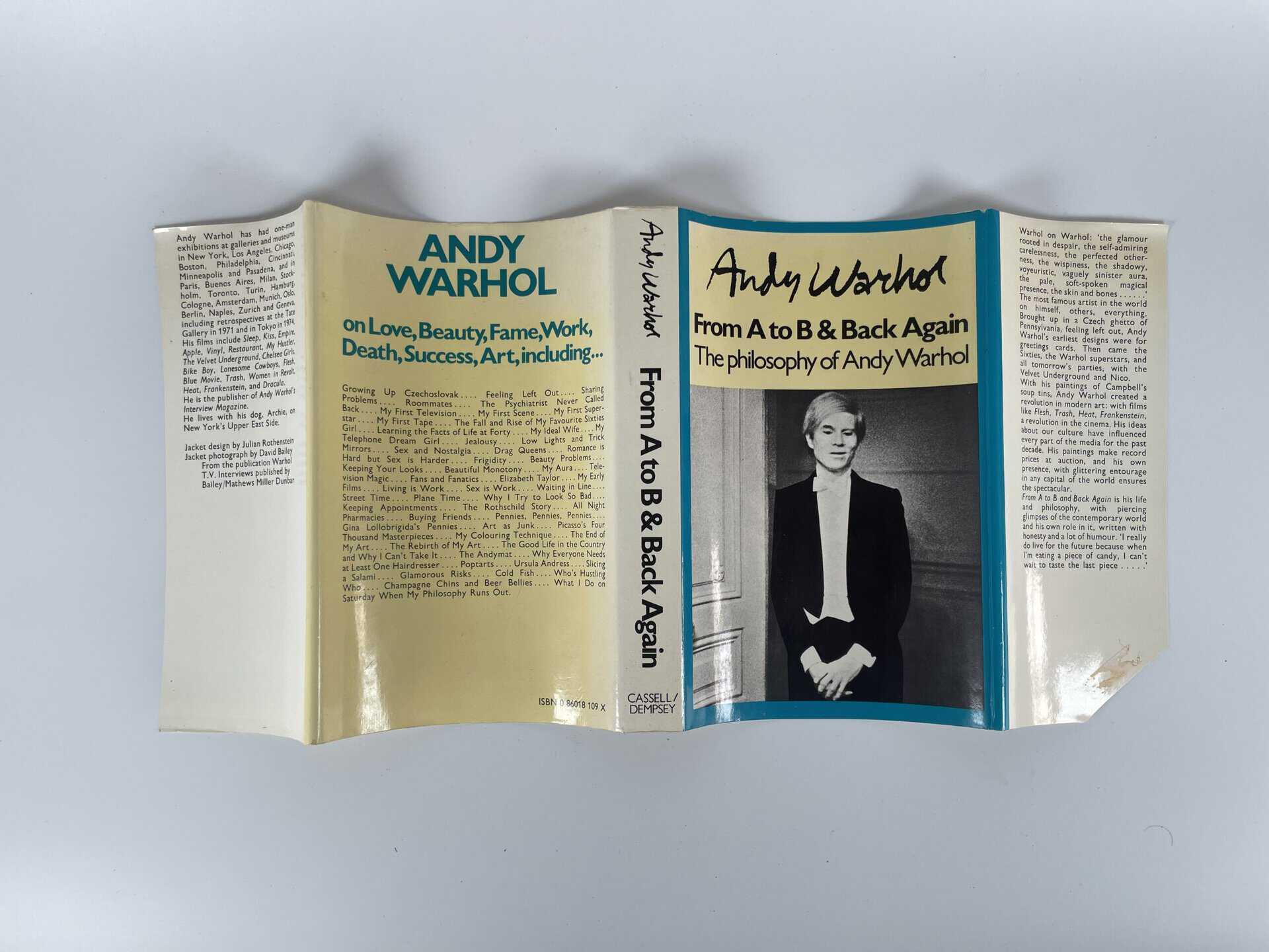 andy warhol from a to b first ed4