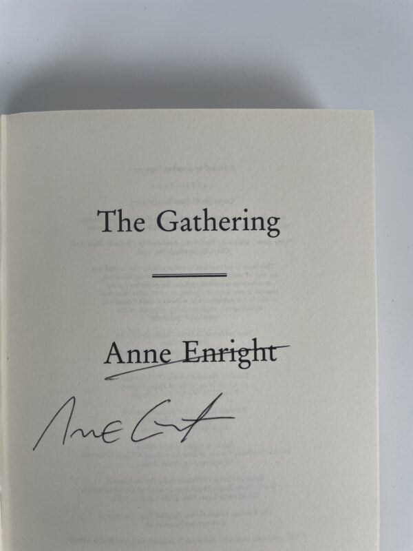 anne enright the gathering signed first2